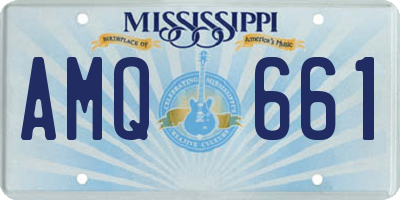 MS license plate AMQ661