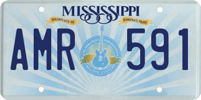 MS license plate AMR591