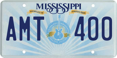 MS license plate AMT400