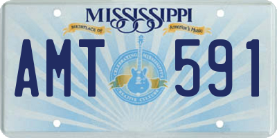 MS license plate AMT591
