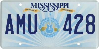 MS license plate AMU428