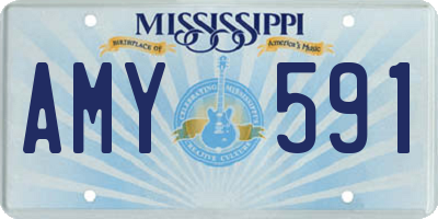 MS license plate AMY591
