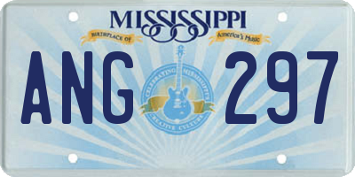 MS license plate ANG297