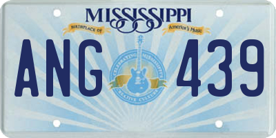 MS license plate ANG439