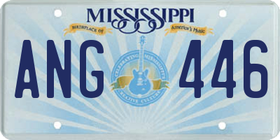 MS license plate ANG446