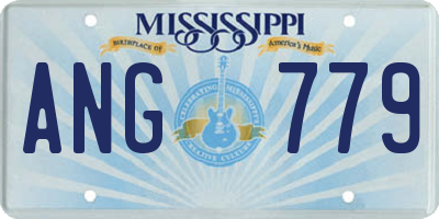 MS license plate ANG779