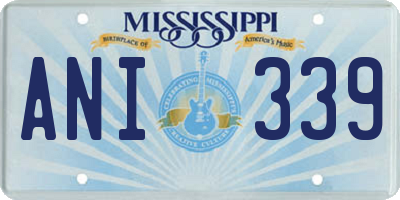 MS license plate ANI339