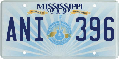 MS license plate ANI396