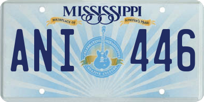 MS license plate ANI446