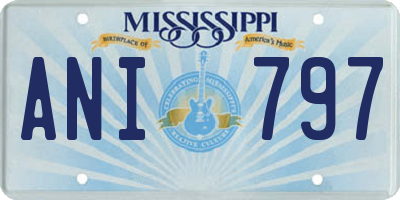 MS license plate ANI797