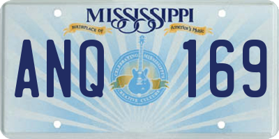 MS license plate ANQ169