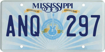 MS license plate ANQ297