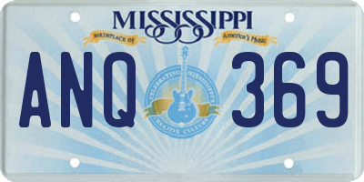 MS license plate ANQ369