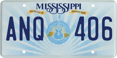 MS license plate ANQ406