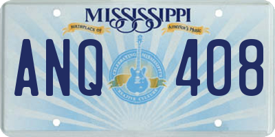 MS license plate ANQ408