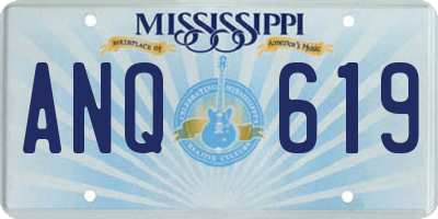 MS license plate ANQ619