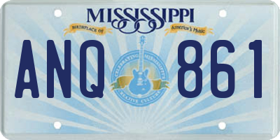 MS license plate ANQ861