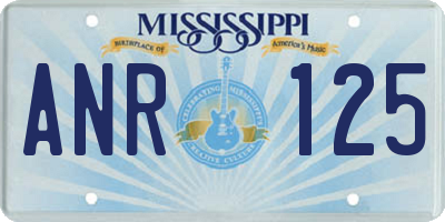 MS license plate ANR125