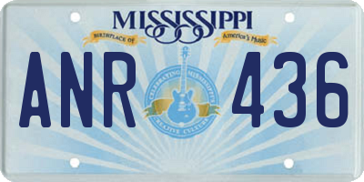 MS license plate ANR436