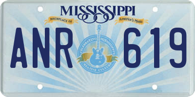 MS license plate ANR619