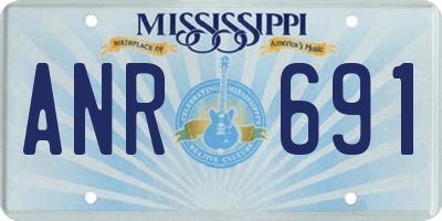 MS license plate ANR691