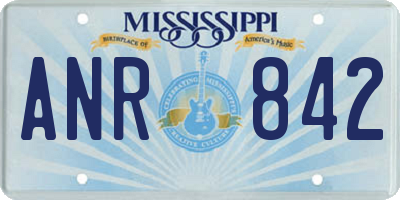 MS license plate ANR842