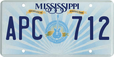 MS license plate APC712