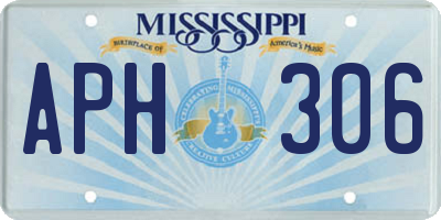 MS license plate APH306