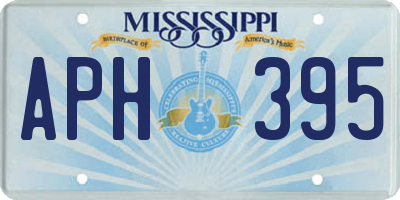 MS license plate APH395