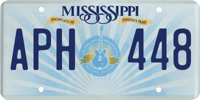 MS license plate APH448