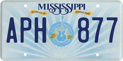 MS license plate APH877