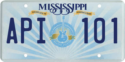 MS license plate API101