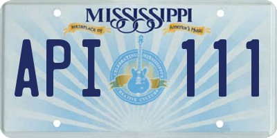 MS license plate API111