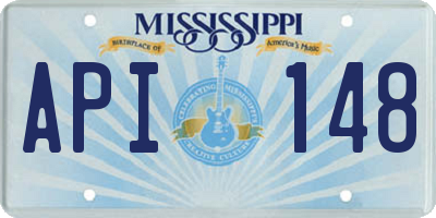 MS license plate API148