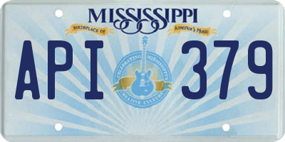MS license plate API379