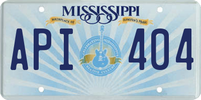 MS license plate API404