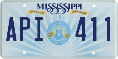 MS license plate API411