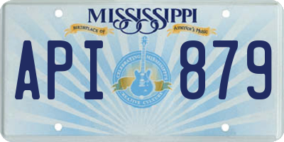 MS license plate API879