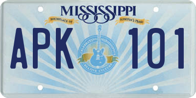 MS license plate APK101