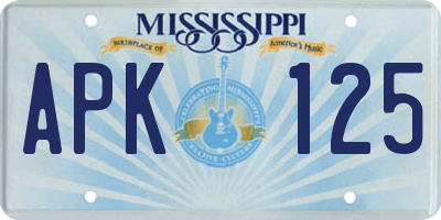 MS license plate APK125