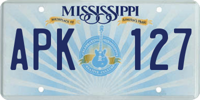 MS license plate APK127