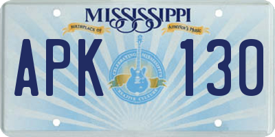 MS license plate APK130