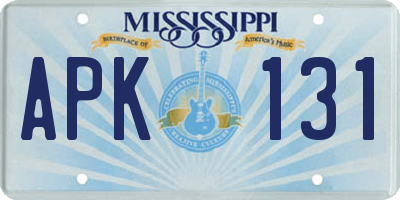 MS license plate APK131
