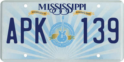 MS license plate APK139
