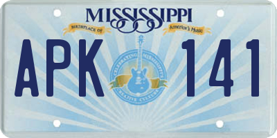 MS license plate APK141