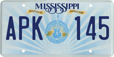 MS license plate APK145
