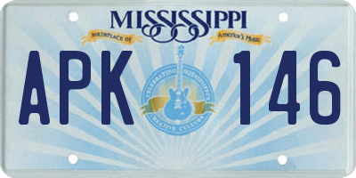 MS license plate APK146