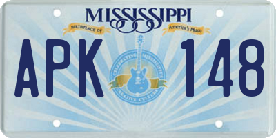 MS license plate APK148