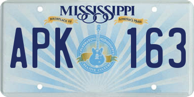 MS license plate APK163