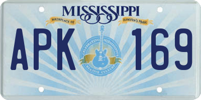 MS license plate APK169
